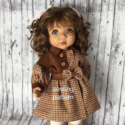 4407 Barn Jacket Sewing Pattern for 15 Inch My Meadow Mae and Etsy