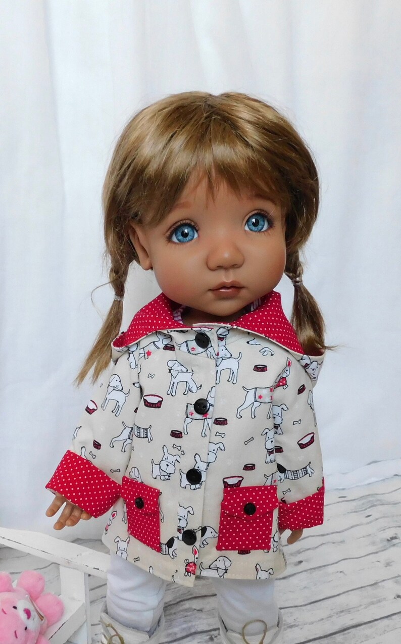 4412 Hooded Jacket Sewing Pattern for 15 Inch My Meadow Dolls Etsy