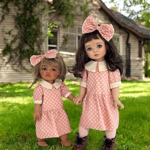 Vintage Appalachia dress sewing pattern multi doll Moppets, BB and LL dolls