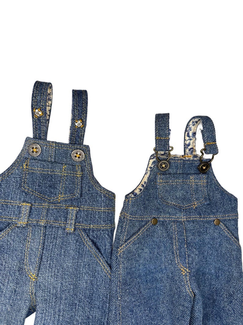 Button Overall Pattern Overalls Digital Sewing Pattern for 19 Inch Dolls Such as Connie Lowe ...