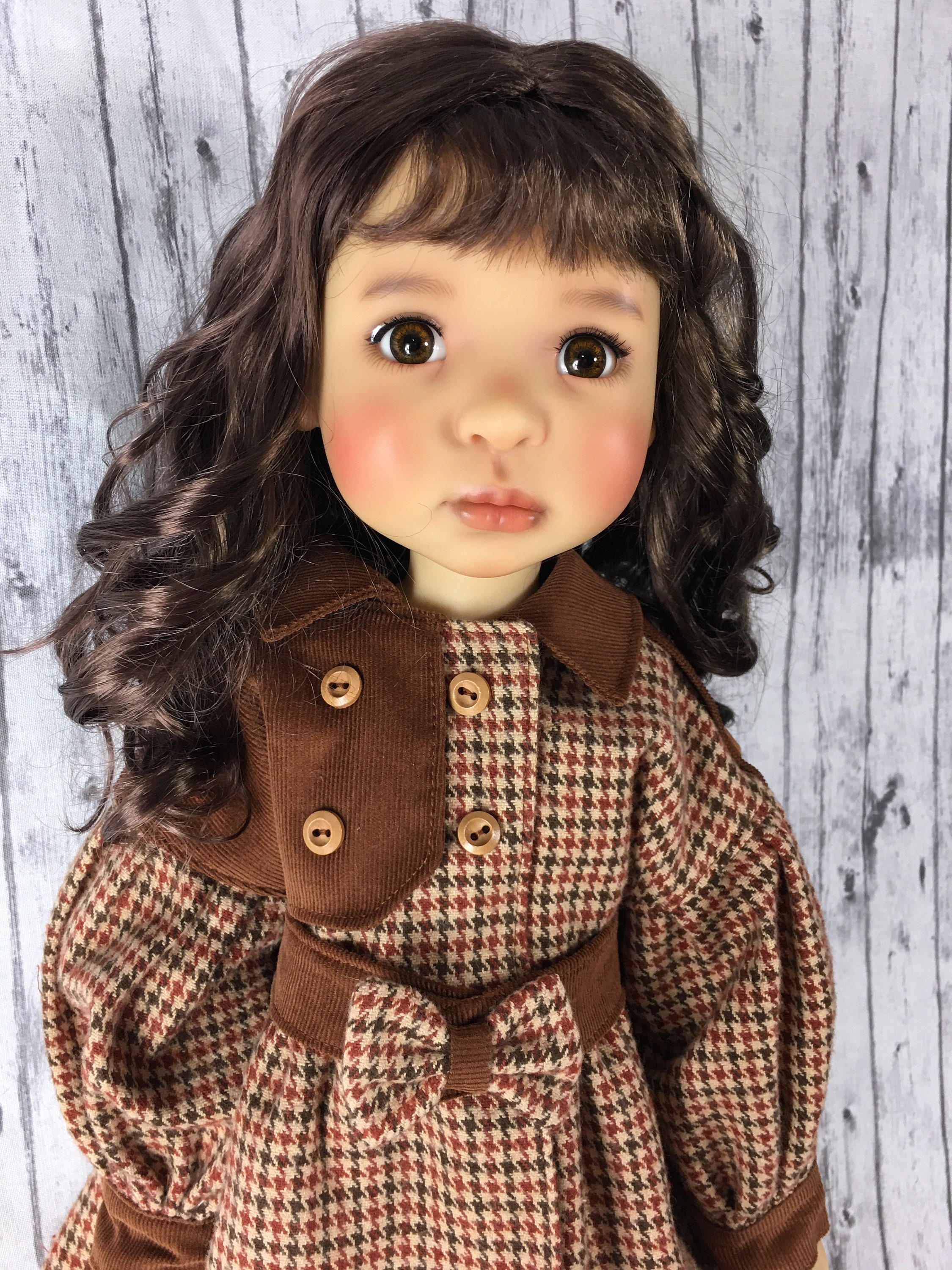 Modern Trench Coat Sewing Pattern for My Meadow Dolls LL Etsy
