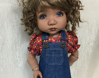 4405 Cartamodello per maglione e camicetta per My Meadow Mae e Aya da 15 pollici, può adattarsi ad altre bambole di dimensioni simili