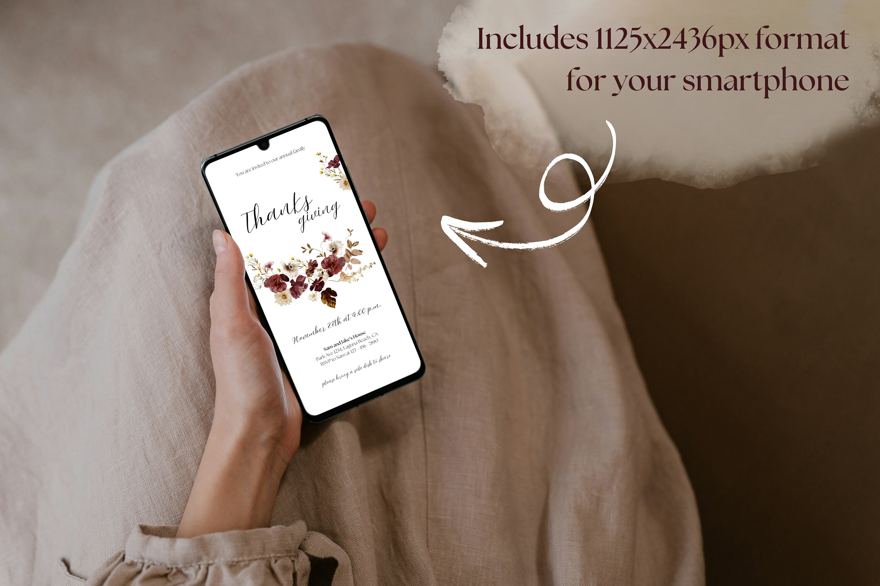 Editable Thanksgiving Dinner Bundle - Printable Family and Friends ...