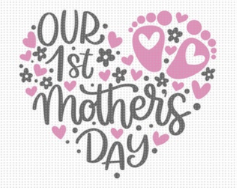 Download 1st mothers day svg | Etsy