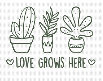 Download Love Grows Here Svg Etsy