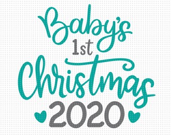 Baby Christmas Svg Etsy