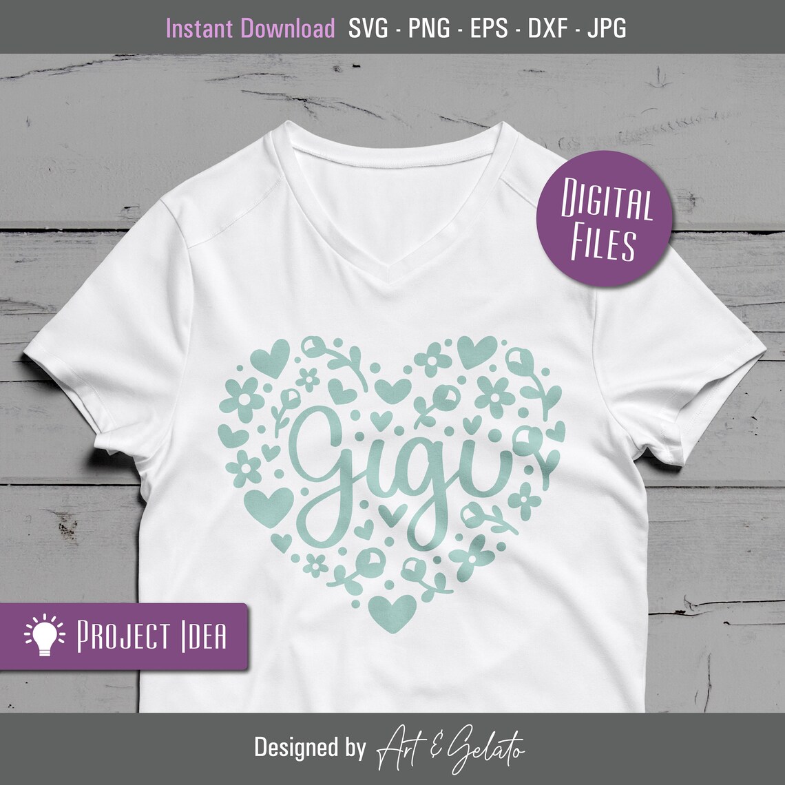 Gigi SVG Grandma Svg Happy Mother's Day Svg | Etsy