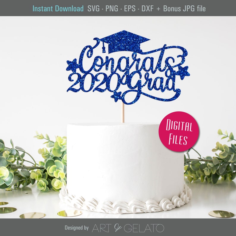 Download Felicidades Grad 2020 SVG Cake topper Relay Pastel de | Etsy