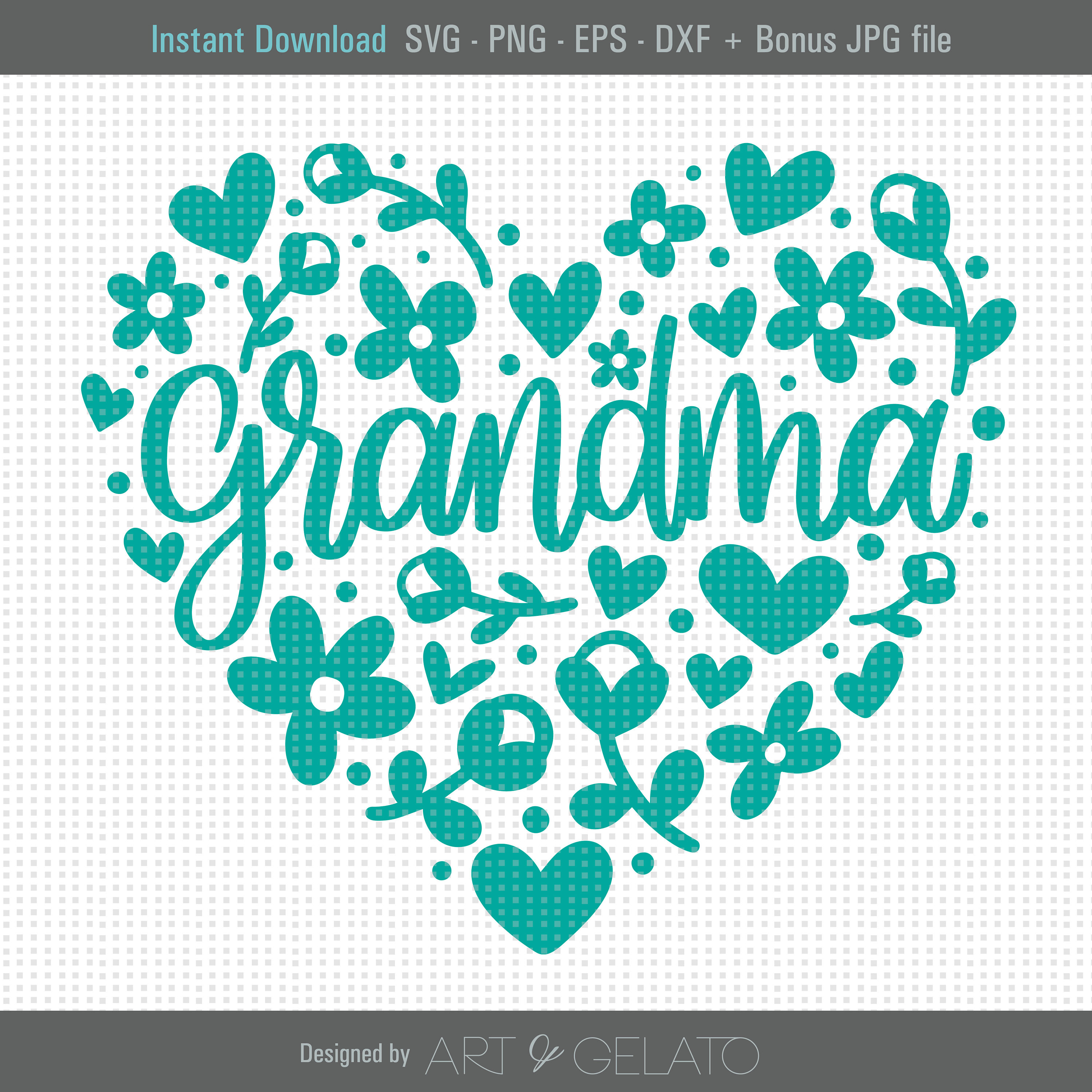Download Grandma Svg Heart Svg Happy Mother S Day Svg Etsy