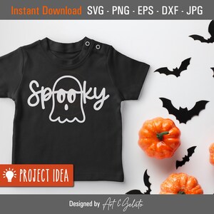 Spöklikt spöke SVG, Halloween spöke SVG, kusliga vibbar svg, spöke svg, kuslig svg, Halloween spöke-tröja, kuslig spöke-svg, kuslig tröjdesign bild 4