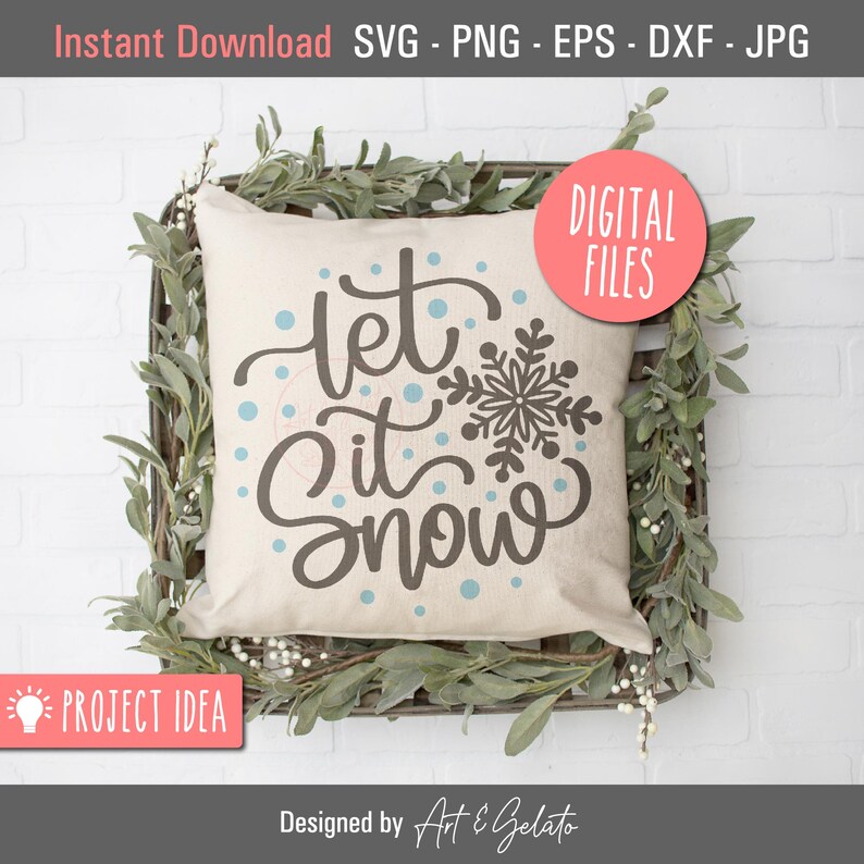 Let It Snow SVG Winter Svg Winter Sign SVG Winter Decor - Etsy