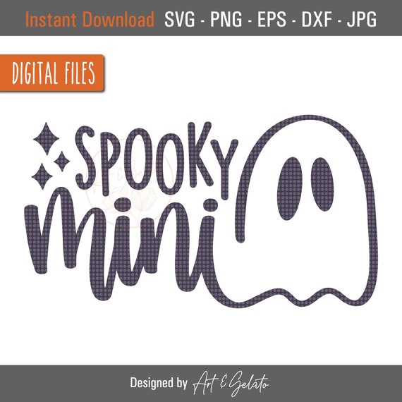 Spooky Mini SVG, Halloween Baby SVG, Spooky Vibes, Ghost Kid Svg, Spooky Baby Svg, Halloween Kids Shirt, Spooky Cute Ghost, Spooky Onesie