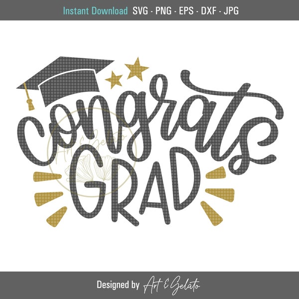 Congrats Grad SVG, Graduation SVG, High School Grad Svg, Proud Grad Svg, Graduation Shirt Svg, Congratulations Grad Svg, Graduation Cap Svg