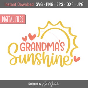 Nonna Sunshine SVG, Baby Sunshine Svg, Baby's Summer Svg, Summer Onesie Svg, Summer Baby Shirt, Nonna's Girl Svg, Grandmas Little Girl