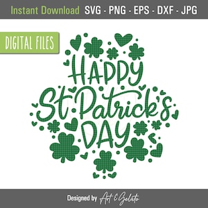 St Patricks Day SVG, St Patrick&#39;s Day Svg, St Patricks Svg, Shamrock Svg, Clover Svg, Lucky clover Svg, St Patricks Shirt Svg, Cut Files