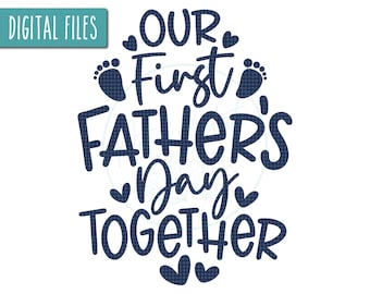 Nosso primeiro dia dos pais juntos SVG, dia dos pais svg, pai pela primeira vez, novo pai, camisa do dia dos pais, papai svg, papai, primeiro dia dos pais do bebê