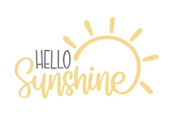 Hello Sunshine Sun SVG, Summer SVG, Sunshine Svg, Hello Svg, Sunny Summer Svg, Sun Svg, Summer Sign Svg, Summer Shirt Svg, Sunshine Sign Svg