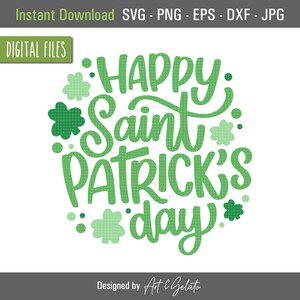 Happy Saint Patricks Day SVG, Saint Patricks SVG, Shamrock Svg, St Patricks Shirt, St Patricks SVG, 17 mars svg, Shamrocks Shirt Svg