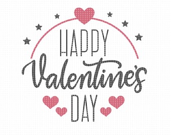 Happy Valentines Day SVG, Valentines svg, Love svg, Heart svg, Instant Download, Valentines shirt svg, Cut Machine file, Valentines Day svg