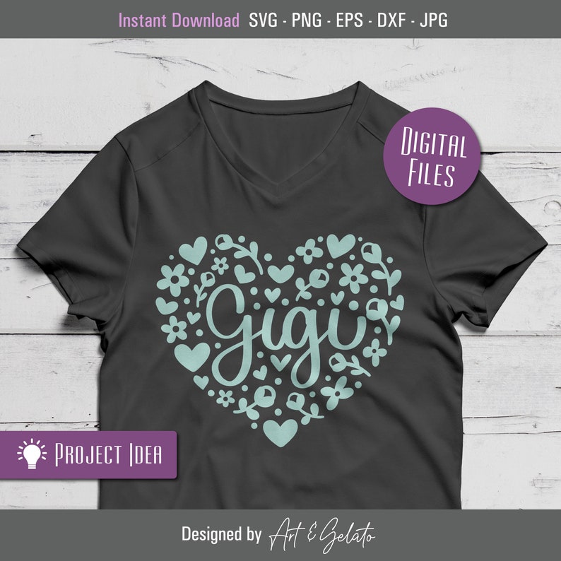 Gigi SVG Grandma Svg Happy Mother's Day Svg | Etsy