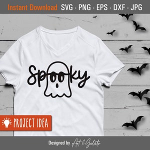 Spöklikt spöke SVG, Halloween spöke SVG, kusliga vibbar svg, spöke svg, kuslig svg, Halloween spöke-tröja, kuslig spöke-svg, kuslig tröjdesign bild 2