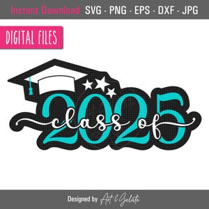 Senior 2025 SVG, Graduación de la escuela secundaria SVG, Camiseta de graduación SVG, Clase de 2025 Svg, Graduación 2025 Svg, Grad Svg, 2025 Graduate Svg