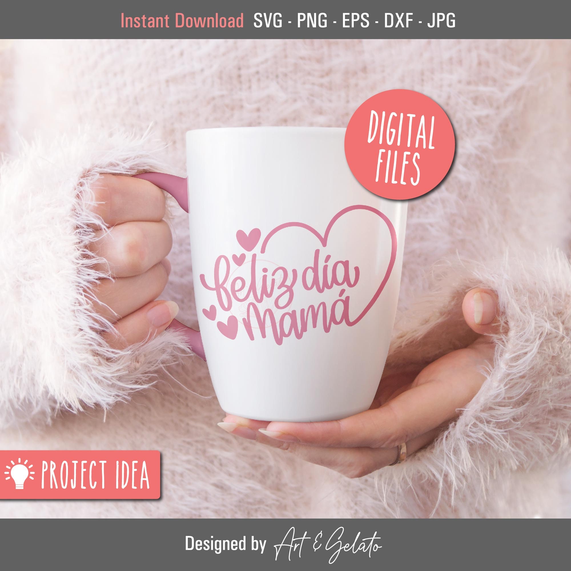 Feliz Día Mamá SVG, Feliz Día De Las Madres SVG, Happy Mother's Day SVG ...