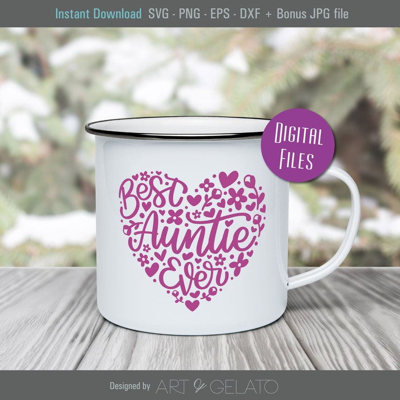 Download Best Auntie Ever SVG Best Aunt SVG Aunt Svg Happy Mothers ...