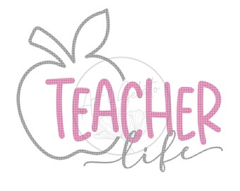 Teacher Life SVG, Teacher Life Apple SVG, Teacher Svg, Teacher Shirt Svg, Teacher Appreciation Gift, Best Teacher Svg, Teacher Apple Svg