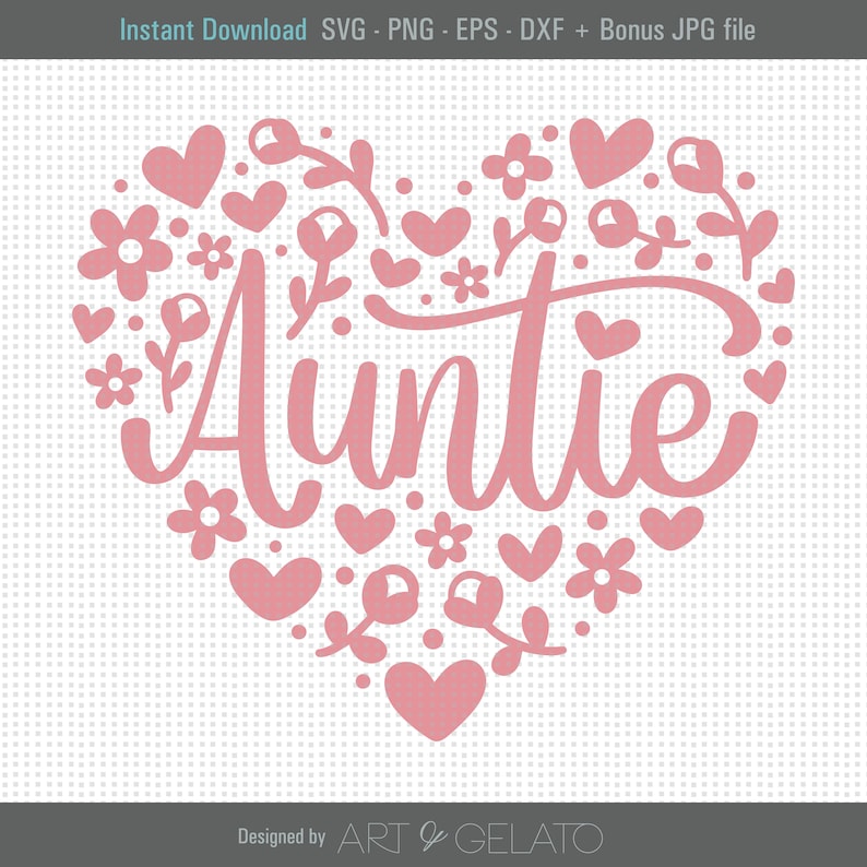 Download Auntie SVG Best Auntie Ever Svg Best Aunt Svg Aunt Svg | Etsy