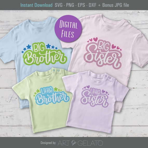 Big Brother Little Brother Big Sister Little Sister SVG