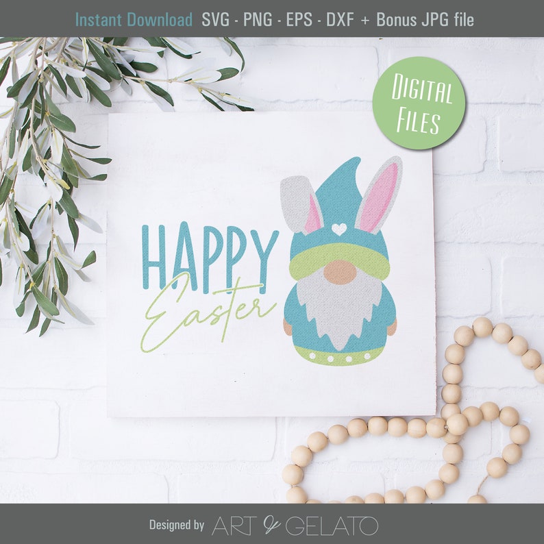 Free Free Easter Bunny Gnome Svg 149 SVG PNG EPS DXF File