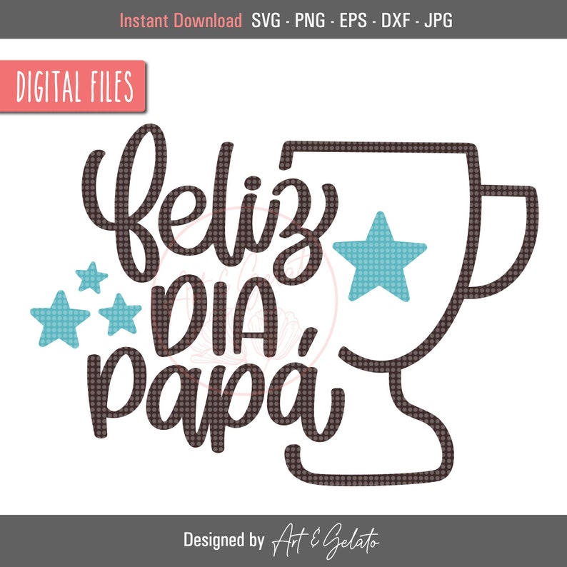 Feliz Día Papá SVG Feliz Dia Del Padre SVG Happy Fathers Day Etsy