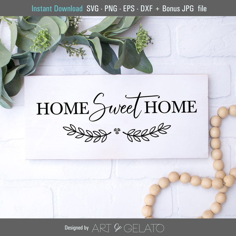 Download Home Sweet Home SVG cut file Cricut and Silhouette file ...