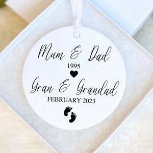 You're Going to be Grandparents, Gran and Grandad to Be, Pregnancy Reveal, Promoted to Grandparents, Pregnancy Announcement Keepsake Gift