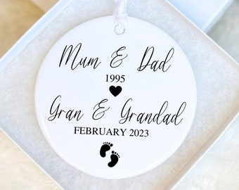 You're Going to be Grandparents, Gran and Grandad to Be, Pregnancy Reveal, Promoted to Grandparents, Pregnancy Announcement Keepsake Gift