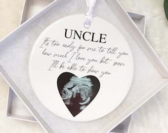 Uncle Gift from Bump, Going to be an Uncle, To Uncle From Bump, Personalised Uncle Gift, Uncle Keepsake, Uncle Baby Gift, Promoted to Uncle