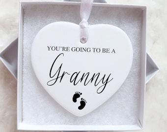 You're Going to be a Granny, Baby Reveal Gran Announcement Gift, Pregnancy Reveal Box Grandma, Nanny To Be Announcement, Nana Reveal Gift