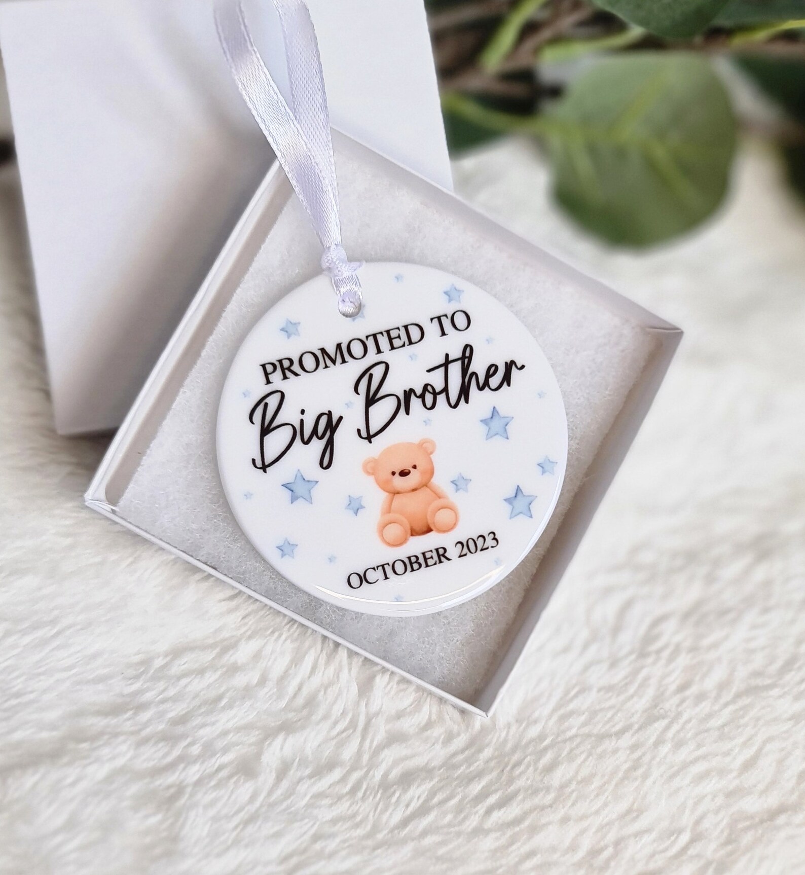 Big Brother Announcement Ornament, Going to Be a Big Brother, Promoted ...