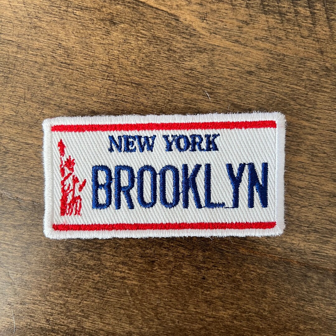 Personalized New York 90’s License Plate Patch - Etsy - Custom New York Name Sign