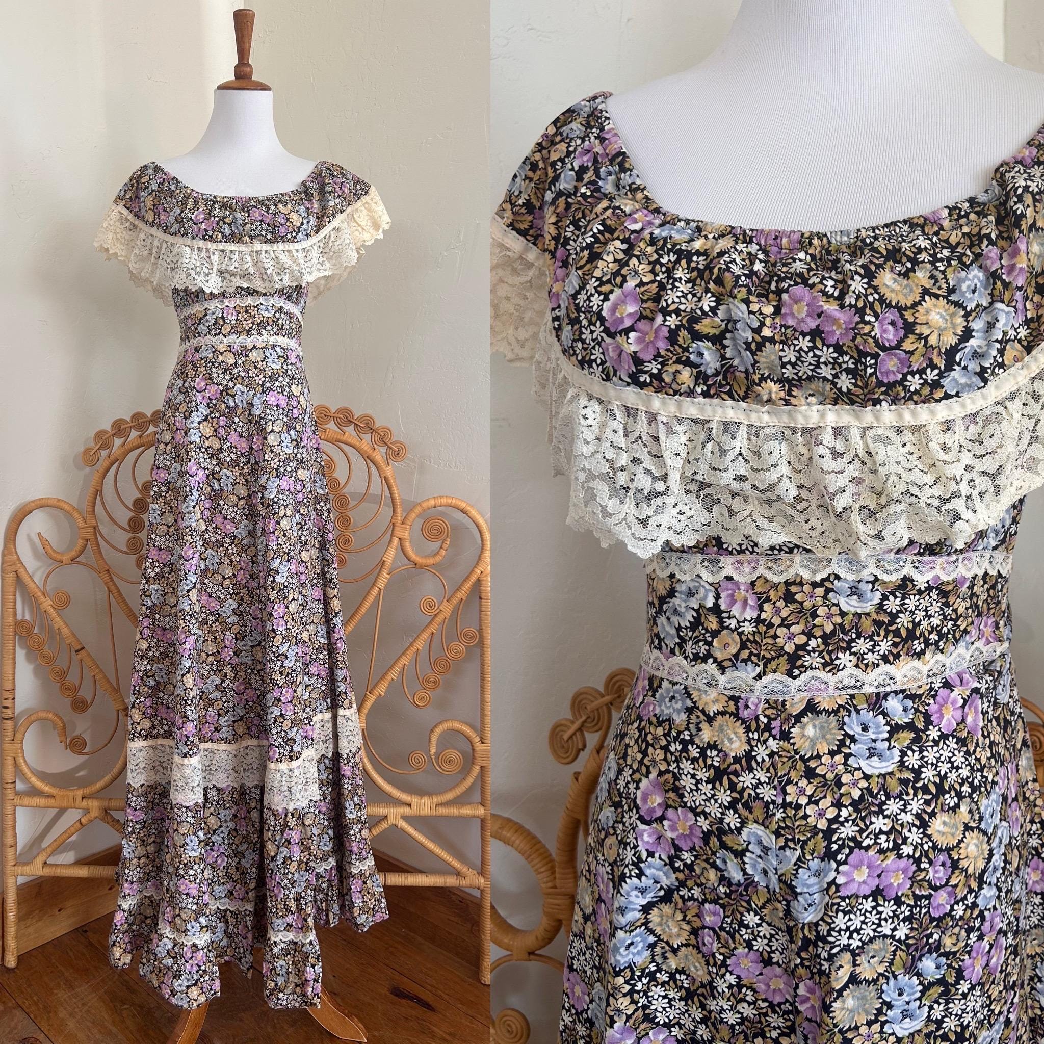 Rare iconic late 60s early 70s quad prairie dress