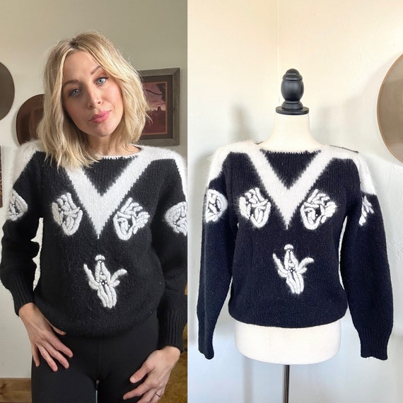 Vintage Marnie West Angora Blend Sweater - image 1