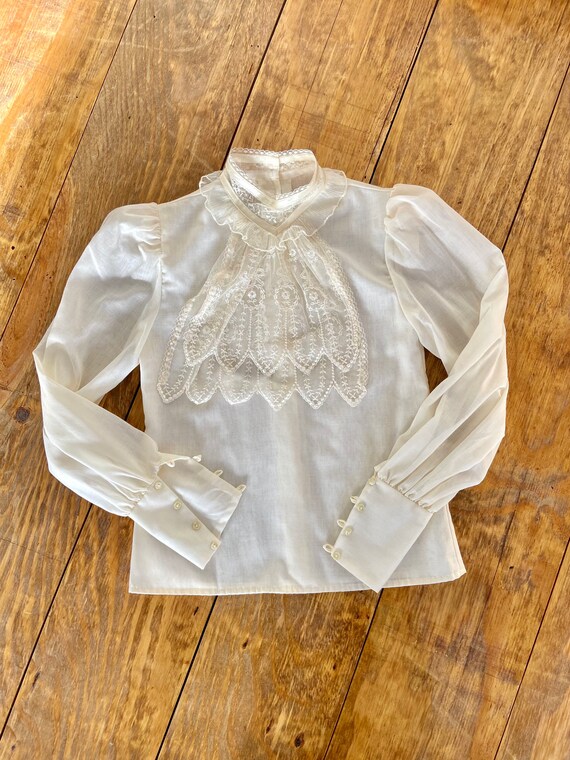 VINTAGE Gunne Sax Blouse - image 4