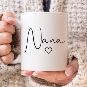 Nana Mug, Worlds Best Nana, Nana Gift, Gifts for Nana, Gift for Nana, Birthday Gift for Nana,  Grandma gift, Grandma mug, Personalized mug