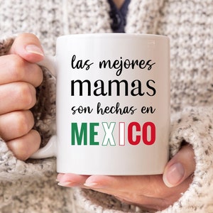 Mok Las mejores mamas son hechas en Mexico, Spaanse mok voor mama of Abuelita, Dia de las Madres, Moederdag