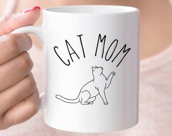 Cat Mom Mug - Cat Mama - Cat Mama Gift - Mom Mug - Mother's Day Gifts - Mug for Mom - Cat Coffee Mug - Cat Mug For Cat Lovers - Mom Gift