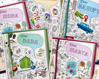 Personalised Memory Journal Birthday Gift Any Name | Memory Book | Keepsake Journal Family History book Legacy | Tell Me Your Story
