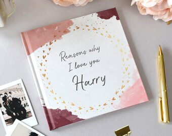 Personalised Reasons Why Gift Book For Friends & Relatives | In your own words, tell them why they’re so special | Valentines