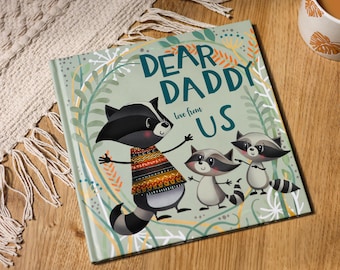 Dear Daddy Love From Us Book | Keepsake Gift | Gifts from the kids | Father's Day Gift For Dad | Children's Book New Dads | Birthday Gift