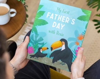 Personalised My First Father's Day Gift Book | Baby First Father's Day Book | Father's Day Gift For Daddy Keepsake Gift | New Baby Book